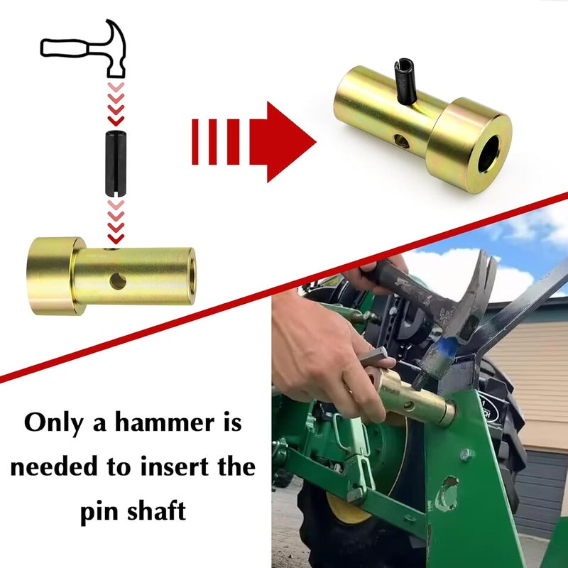 Kujunpao Quick Hitch Adapter Bushings Kits Compatible with Category I 3-Point Tractors Quick Hitch System Replace TK95029 1 Set - Image 2
